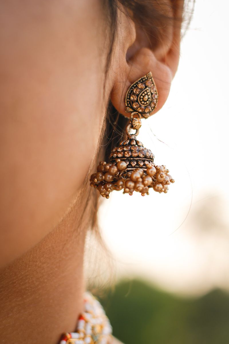 Gold Plated Jhumkas